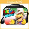Mario Insulated Lunch Bag With Adjustable Shoulder Strap And Large Capacity Design