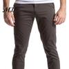 Casual Business Attire for Men Twill Trousers, Slim Fit Stretch Chinos Pants, Solid Color Wrinkle Resistant Trousers Straight Leg Pants Office Dating