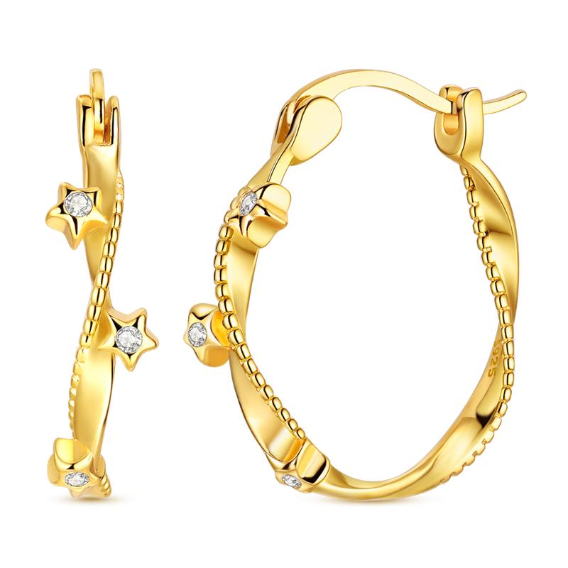 Boucles d'Oreilles Anneaux Empilés en Argent 925 Bijoux d'Oreille de Designer pour Femme Boucle d'Oreille Simple Pendientes de Luxe Bijoux de Mode