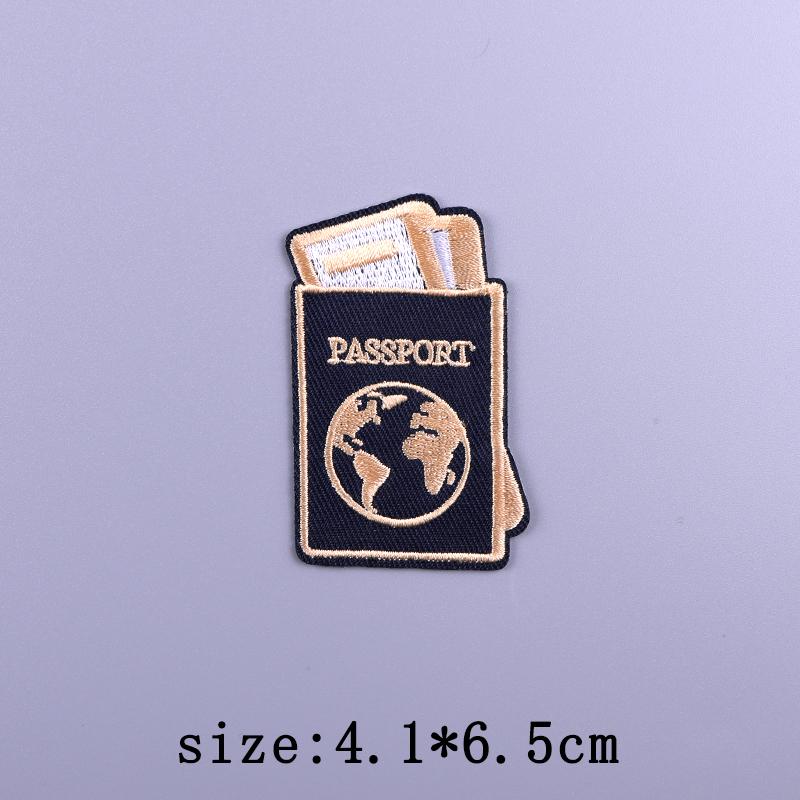 Punk Patch Iron On Embroidered Patches For Clothing Thermoadhesive Patches On Clothes Rock Biker Patch For Clothes Hook Loop