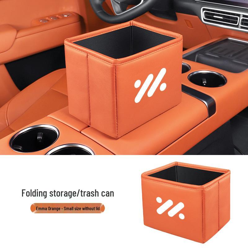 Zeekr L6/LS6/L7/LS7 Car Storage Box & Foldable Trash Can Organizer