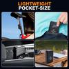 Pompa d'aria portatile per auto, display digitale, pompa elettrica wireless/cablata da 150 PSI, con schermo LCD, per bicicletta, moto, illuminazione di emergenza, ricarica