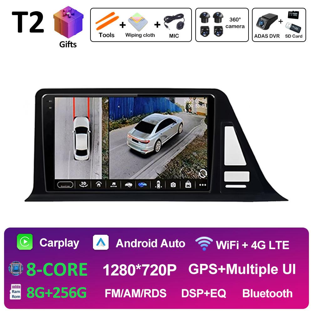 Intelligenrt System GPS Navigation For Toyota CHR C-HR 2016 2017 2018 2019 Android 14 DSP Stereo Autoradio Cooling Fan Head Unit