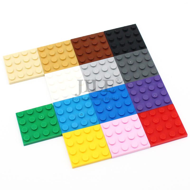 20pcs MOC 4x4 Dots Plate Buiding Blocks 3031 DIY Classic Educational Bricks Bulk Parts Construction Kid Puzzle Brain Toys