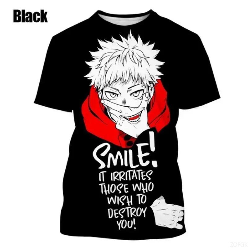 T-Shirts Men Women 3D Printed T-Shirts Harajuku Style T-Shirts Streetwear Tops Cartoon Animation Mens