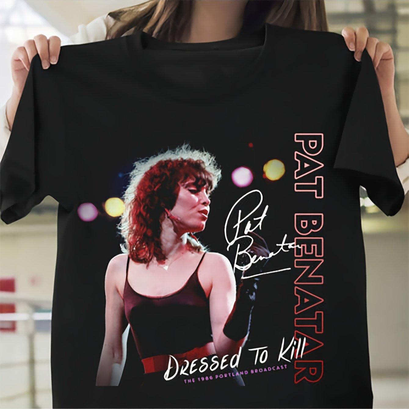

Пэт Бенатар Одетая на Убой Графическая Черная Хлопковая Футболка Повседневная С Круглым Вырезом Машинная Стирка Дизайн Памятных Вещей Рок-Музыки 4XL