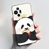 Popular Black Casing For TCL 50 XL 5G/50 XL NxtPaper 5G Pink Cartoon Panda Pattern Cover Cartoon Design Shockproof Soft Case