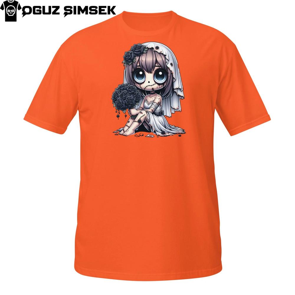 

Футболка «Невеста-зомби» – Милый мертвый свадебный призрак с черным букетом S