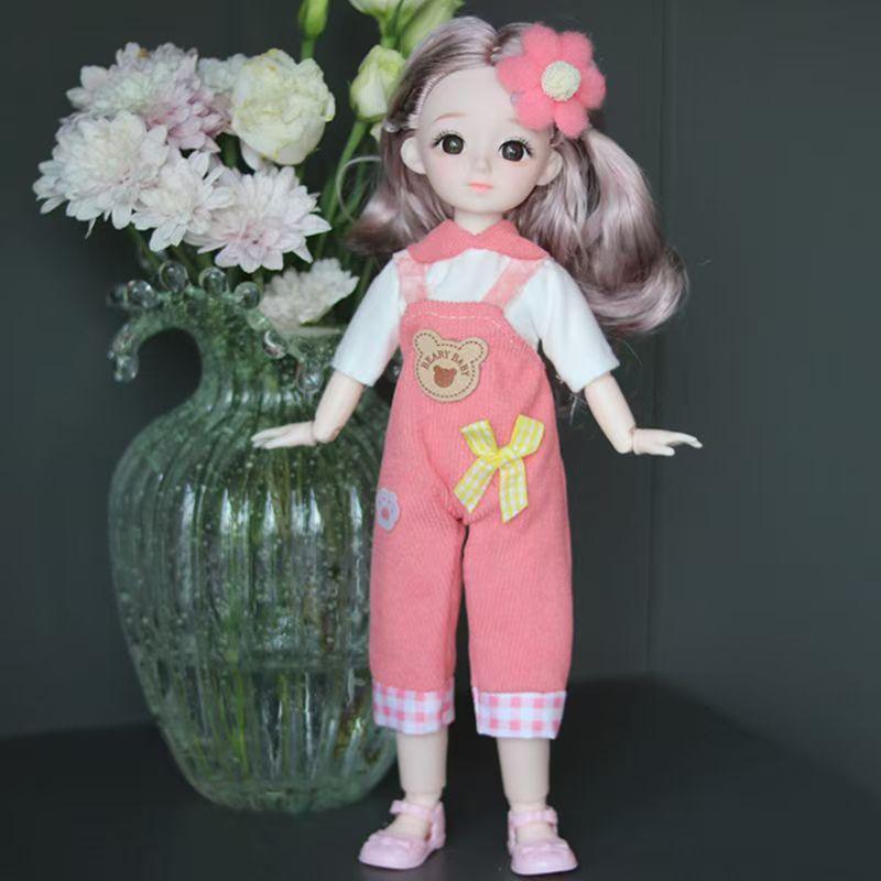 Oblečení pro 30cm panenku Pěkné šaty 1/6 BJD panenka DIY Oblékání Lolita Princeznovská sukně Oblečení Hračka pro dívku Sváteční dárek Doplňky pro panenku