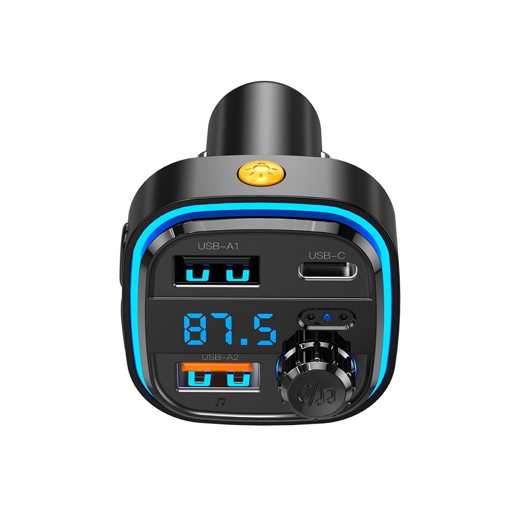Trasmettitore FM Xo Bcc08 Bluetooth Mp3 Caricabatterie per Auto 3,1A Nero