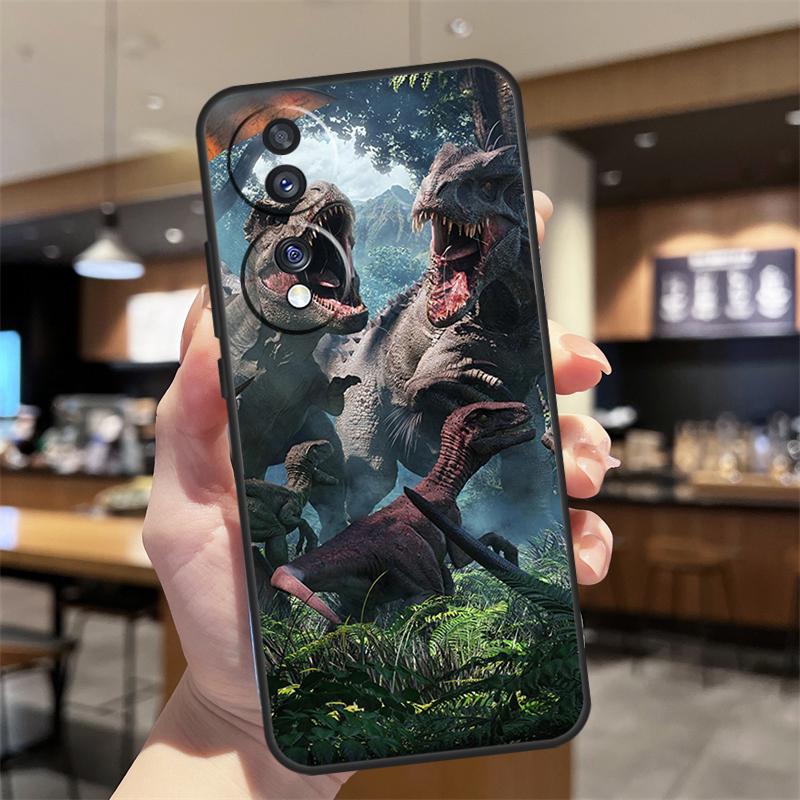 

Jurassic Park Dinosaur World Cover For Huawei P30 P50 Pro P20 P40 Lite P Smart 2019 Nova 5T Honor X9a 50 70 X7 X8 Case Huawei P30