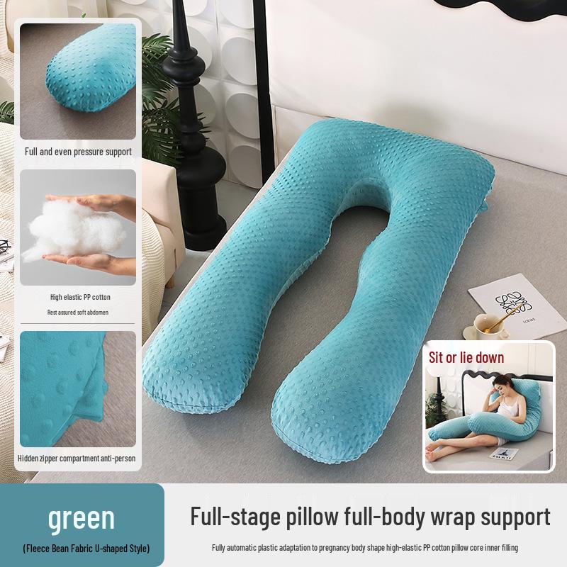 Pregnancy Support Pillow: G, U & L Shapes for Side Sleeping & Back Support