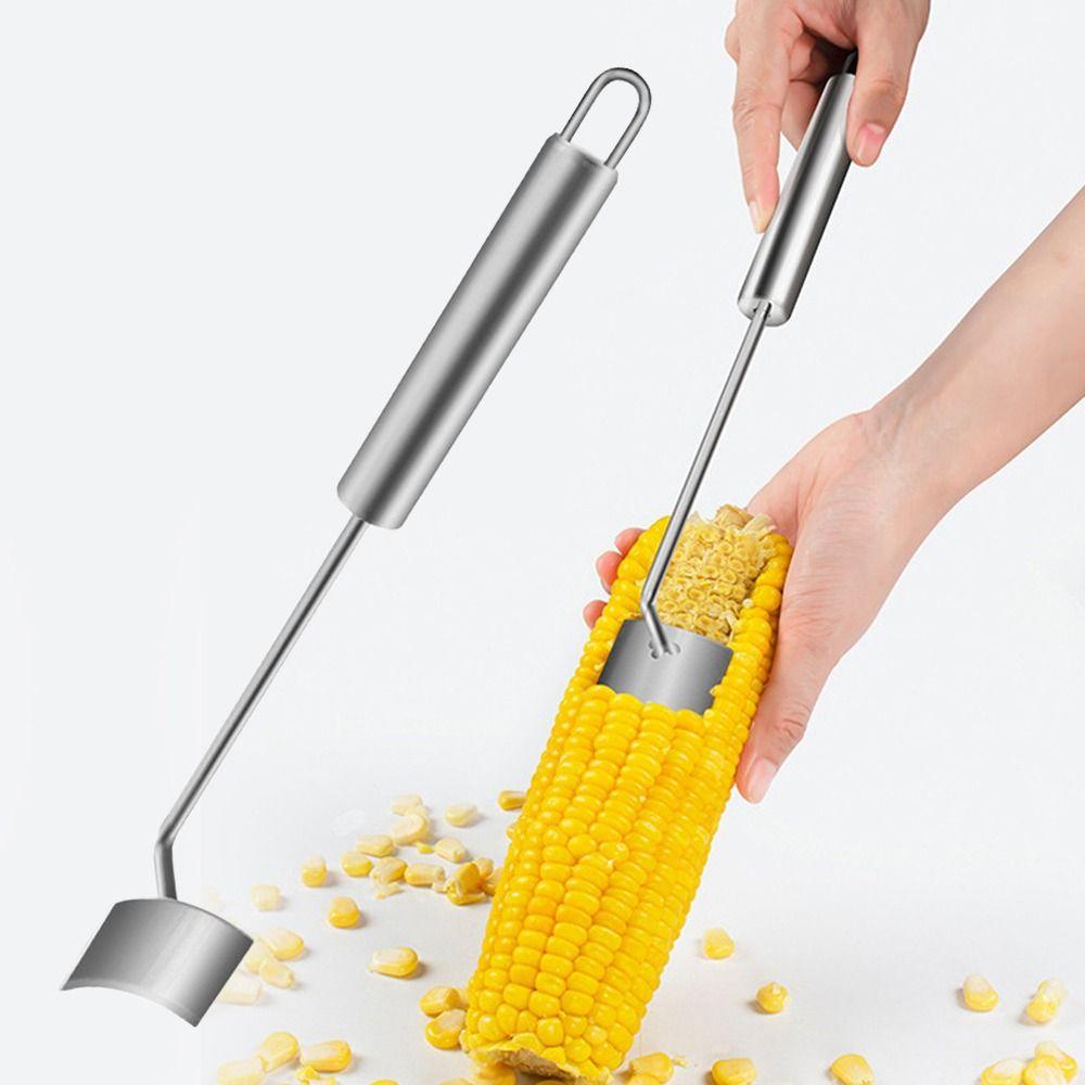 Planer Tool Corn Cob Peeler with Ergonomic Handle Corn Kernel Removing Durable Corn Stripper