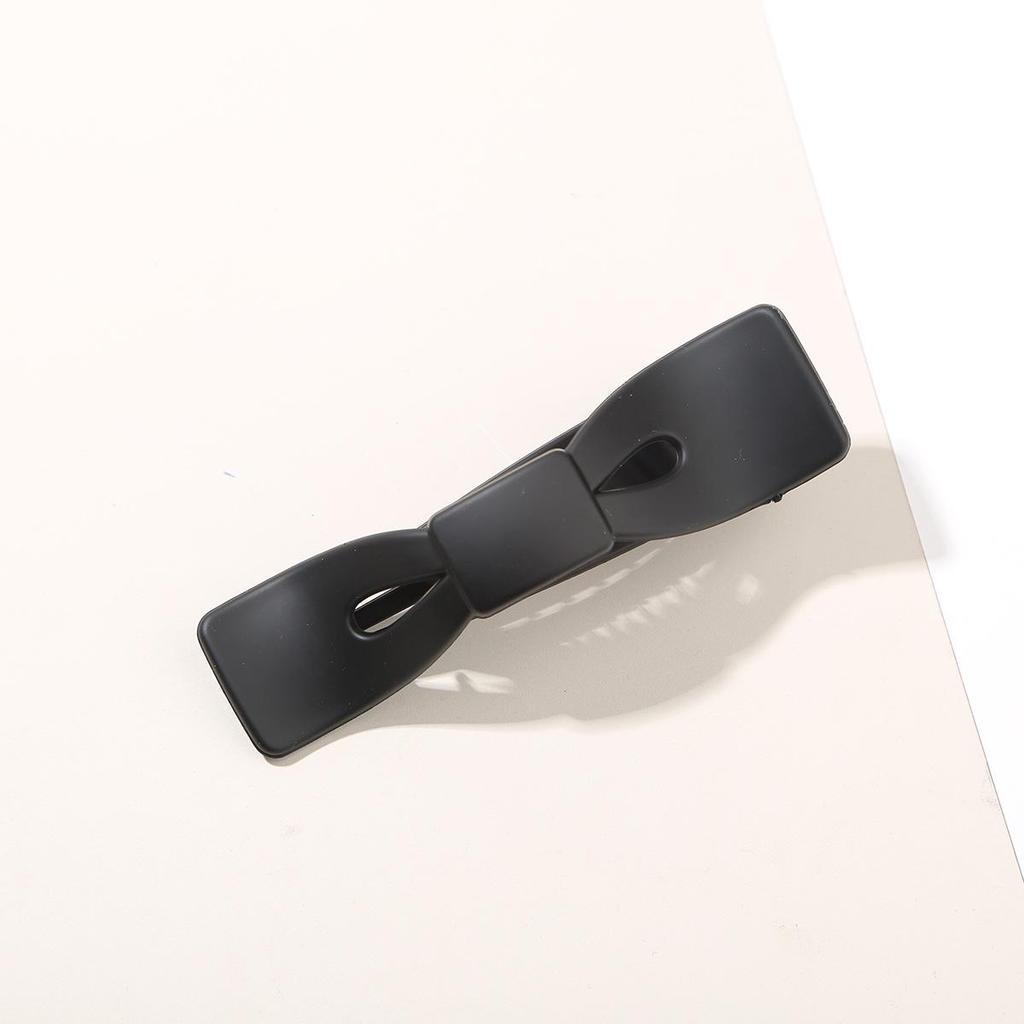 Stylish High-End Bow Tie Duckbill Hair Clip - Versatile, Seamless Hair Accessory