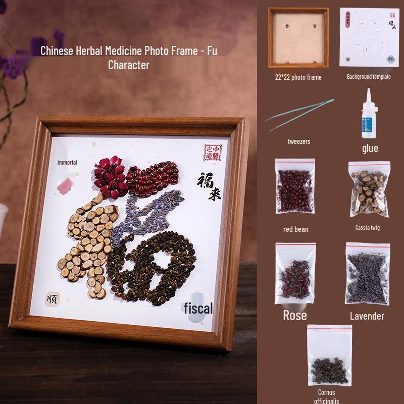 Mother s Day Chinese Herbal Aroma Painting Photo Frame DIY Kit – Wellness Team Gift