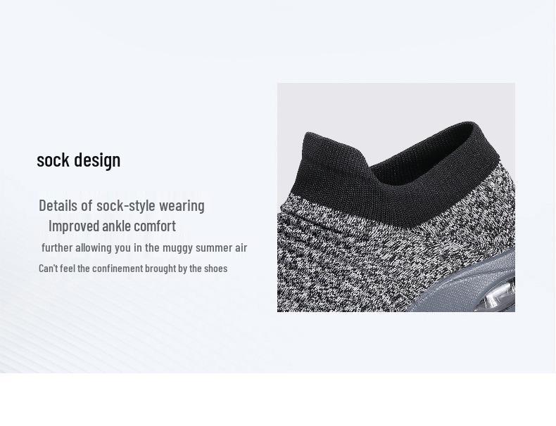 Women's 2025 Summer Height-Increasing Air Cushion Shoes - Comfortable Casual Dance Sneakers for Middle-Aged and Elderly, Large Sizes Available.