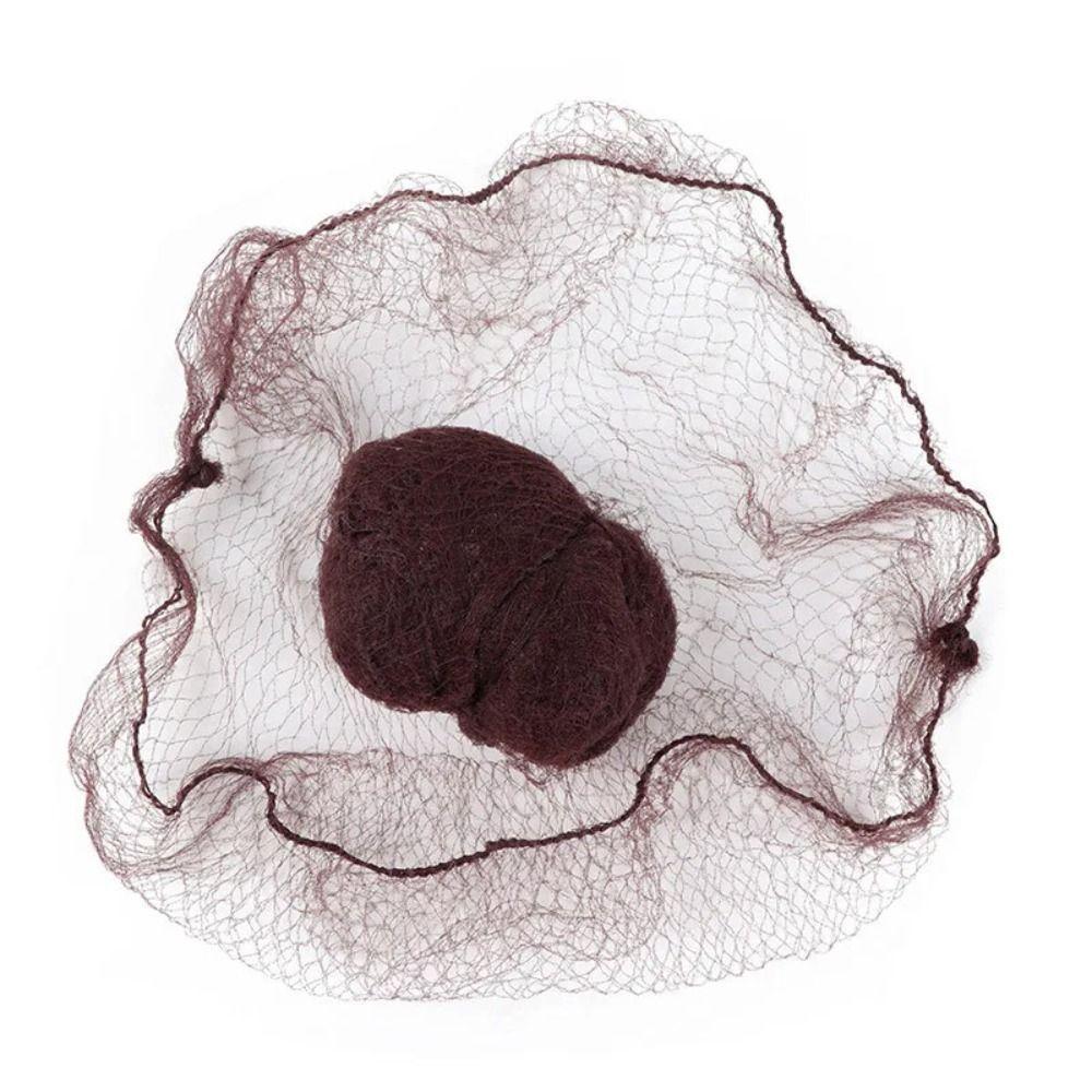 20pcs Wig Cap Elastic Lines Hair Net Soft Invisible Hairnet Wig Accessories Nylon Hairnets