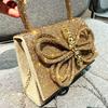 Dinner Handbag Guangzhou Diamond-Encrusted Women'S Butterfly Wallet Fashion Celebrity Shoulder Bag
