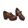 Spring and Autumn New Thick-soled Waterproof Table Single Shoes Super Large Size Single Shoes