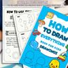 Livre de Dessin et de Coloriage Étape par Étape pour Enfants: Apprendre à dessiner avec des guides de motifs