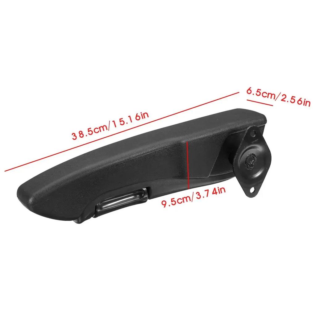 1pcs Universal Car Left/Right Side Adjustable Seat Armrest Hand Holder For Camper RV Van Motorhome Boat Black Car Accessories