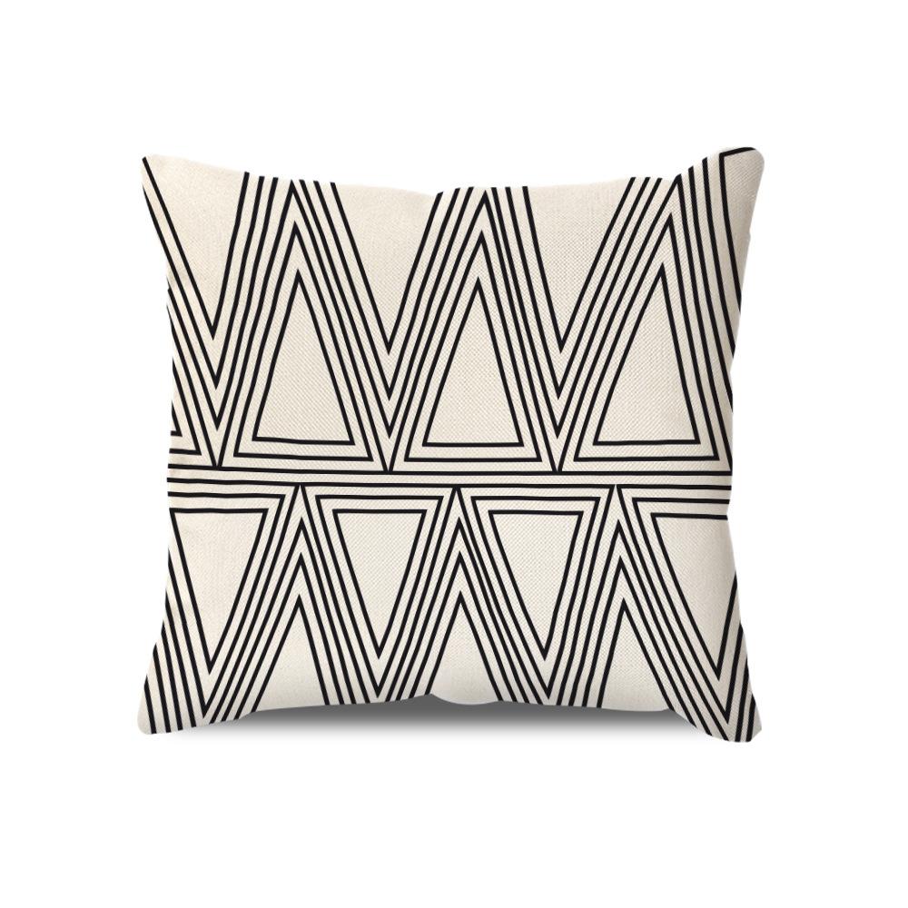 

Скандинавская подушка-подушка Современная Минималистичная Полосатая Геометрическая Клетчатая Наволочка Подушка для сиденья дивана Подушка для талии 45Cm cover