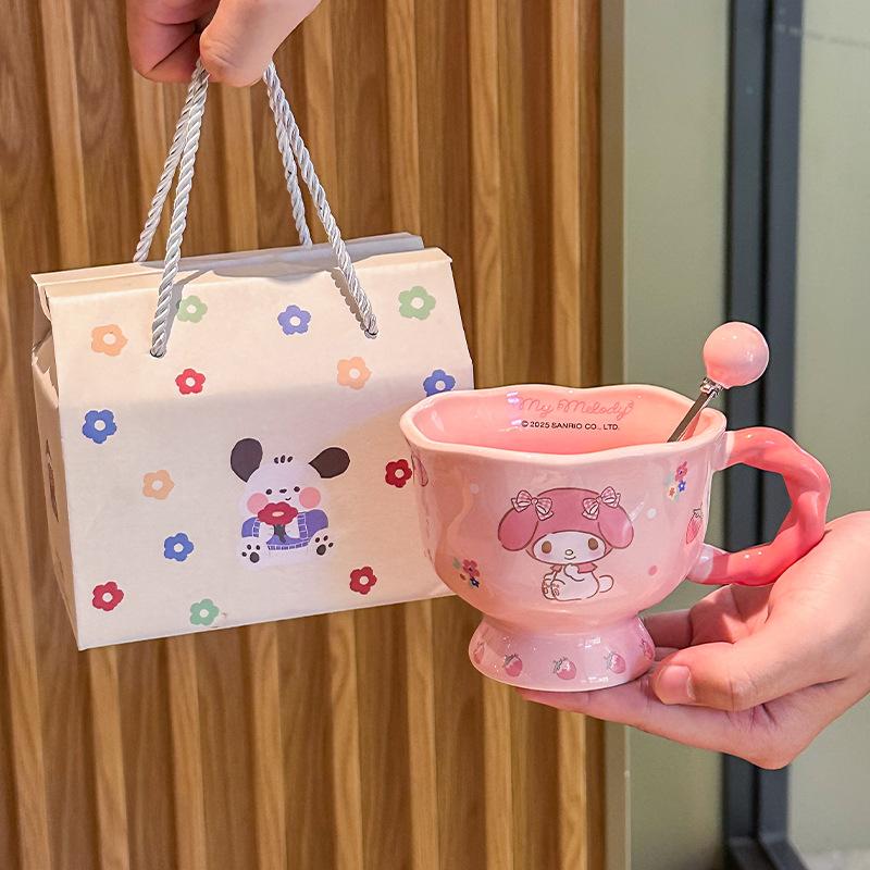 Give Girlfriends Birthday Gifts, Cute Ceramic Mugs, Girls and Children's Souvenirs, Gift Boxes.