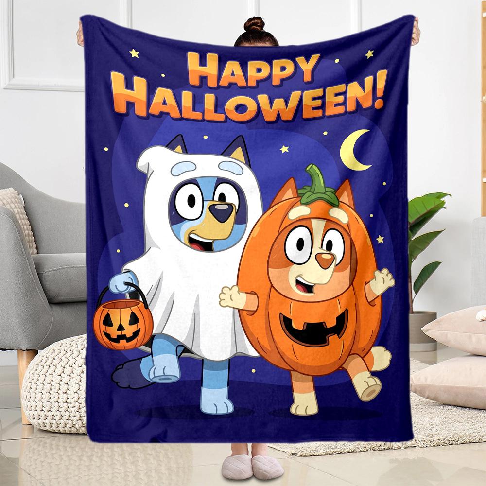 Halloween Costumes Fun Blanket Soft Warm Cozy Perfect for Picnics Office Chair Bed Four Seasons Multipurpose Digital Print