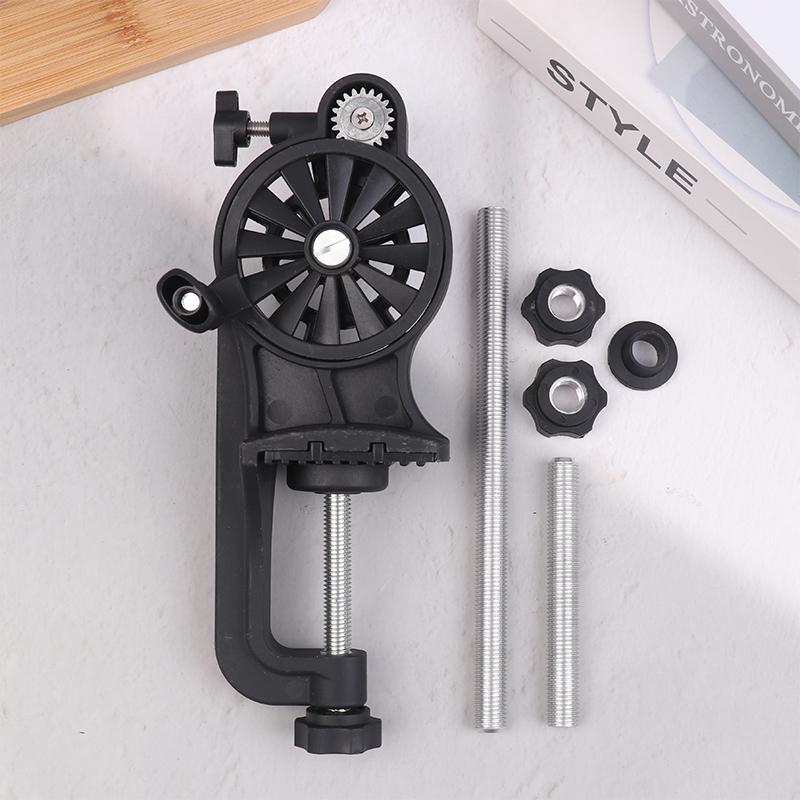 Reciprocal Fishing Wire Winding, Outdoor Adjustable Non-slip Spooler with Table Clamp Line Winder.
