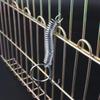 5 Pcs Cage Door Spring Hooks 5/7/8.2/11.3cm Metal Snap Hook Tension Spring Suitable For Poultry Cage Door Chicken Hamster Cage