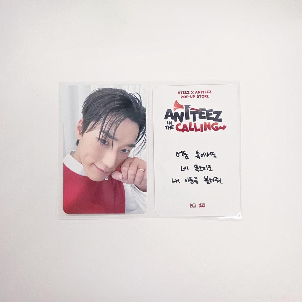 ATEEZ ANITEEZ ÇAĞRIDA Etkinlik Fotoğraf Kartı Seti Özel vers.