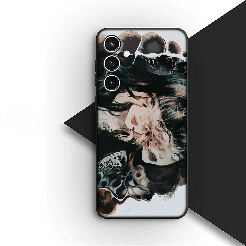 Phone Cover for Samsung Galaxy S22 S21 S20 FE Ultra Plus A07 A17 A15 A16 A25 A57 A37 Case Comics Junjis Tomie Ito Collection