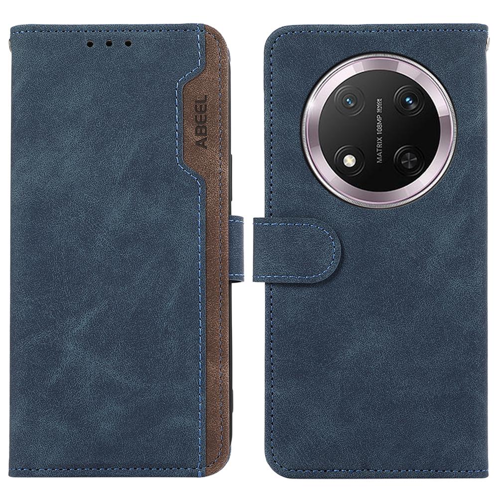 ABEEL For Honor Magic7 Lite 5G/X9c 5G/X60 Pro 5G Case Color Splicing Leather Flip Phone Cover RFID Blocking