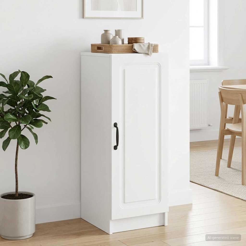 White Sideboard 33 x 34.5 x 87 cm Engineered Wood