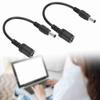 2PCS 7.4x5.0mm Female DC Power Charger Adapter Black Connector Wire for for HP Laptop Office