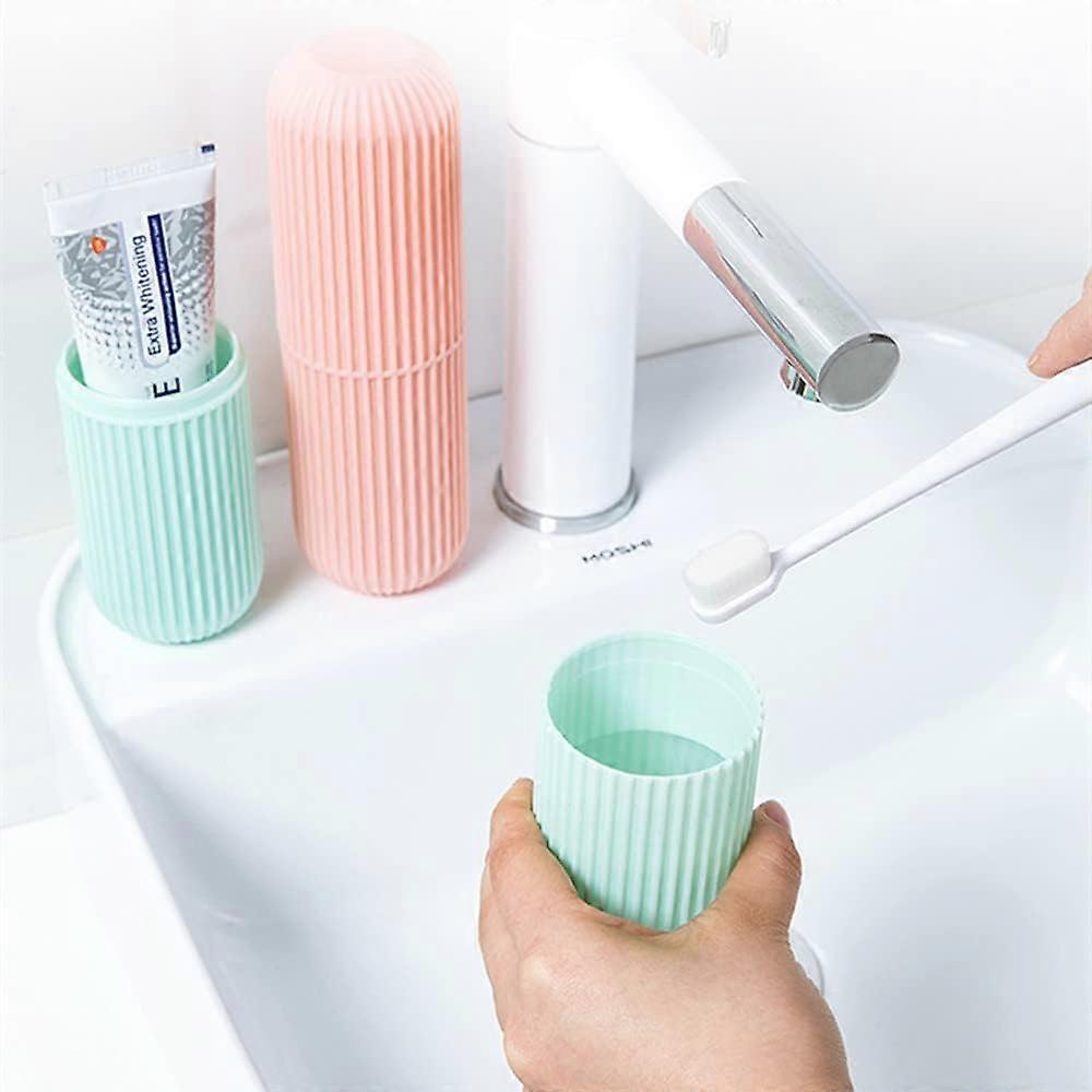 3 Pieces Toothbrush Toothpaste Holder Multi-Function Portable Toothbrushes Cover Toothpaste Holder