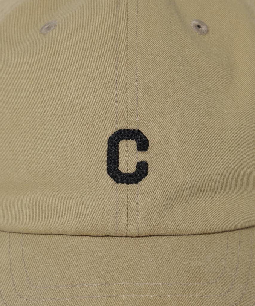 COVERNAT Small C Logo Flat Embroidery Standard Fit Ball Cap Beige