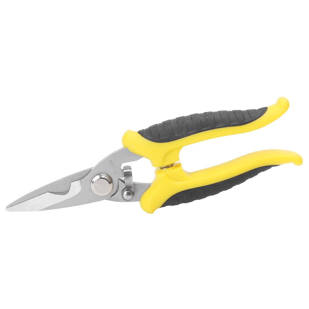 Electrician Scissors Stainless Steel Heavy Duty Multipurpose Wire Cutter with Ergonomic Handle