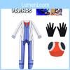 Roblox Rainbow Friends Ant Man Jumpsuit Maske Cosplay Kostüm für Halloween Party