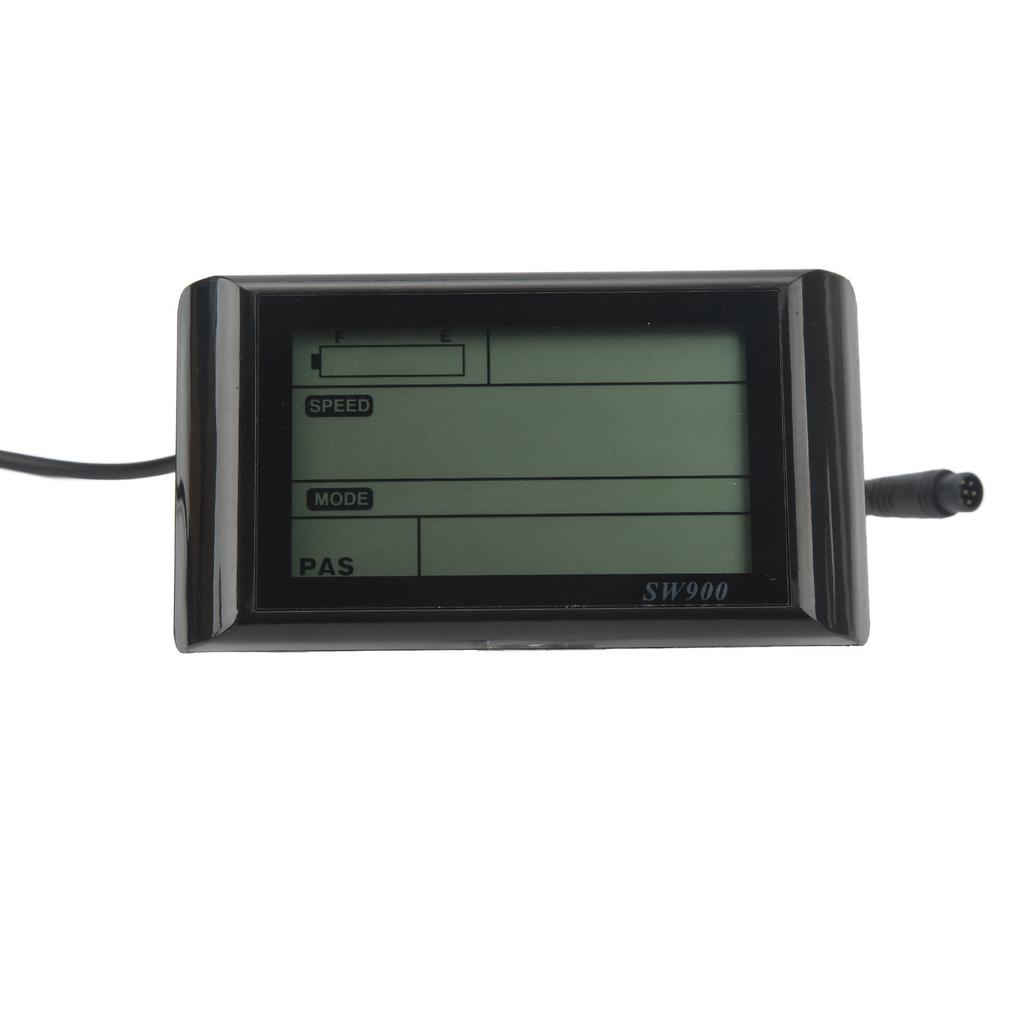 Elektroroller LCD-Anzeigezähler Elektrofahrrad LCD-Anzeige Elektroroller SW900 LCD-Anzeigezähler mit wasserdichtem Stecker