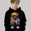 Ropa Infantil Niños Sudaderas con Capucha Manga Larga Oso Genial Estampado Ropa de Primavera Otoño para Niños Moda Exterior Ropa para Niñas Sudaderas
