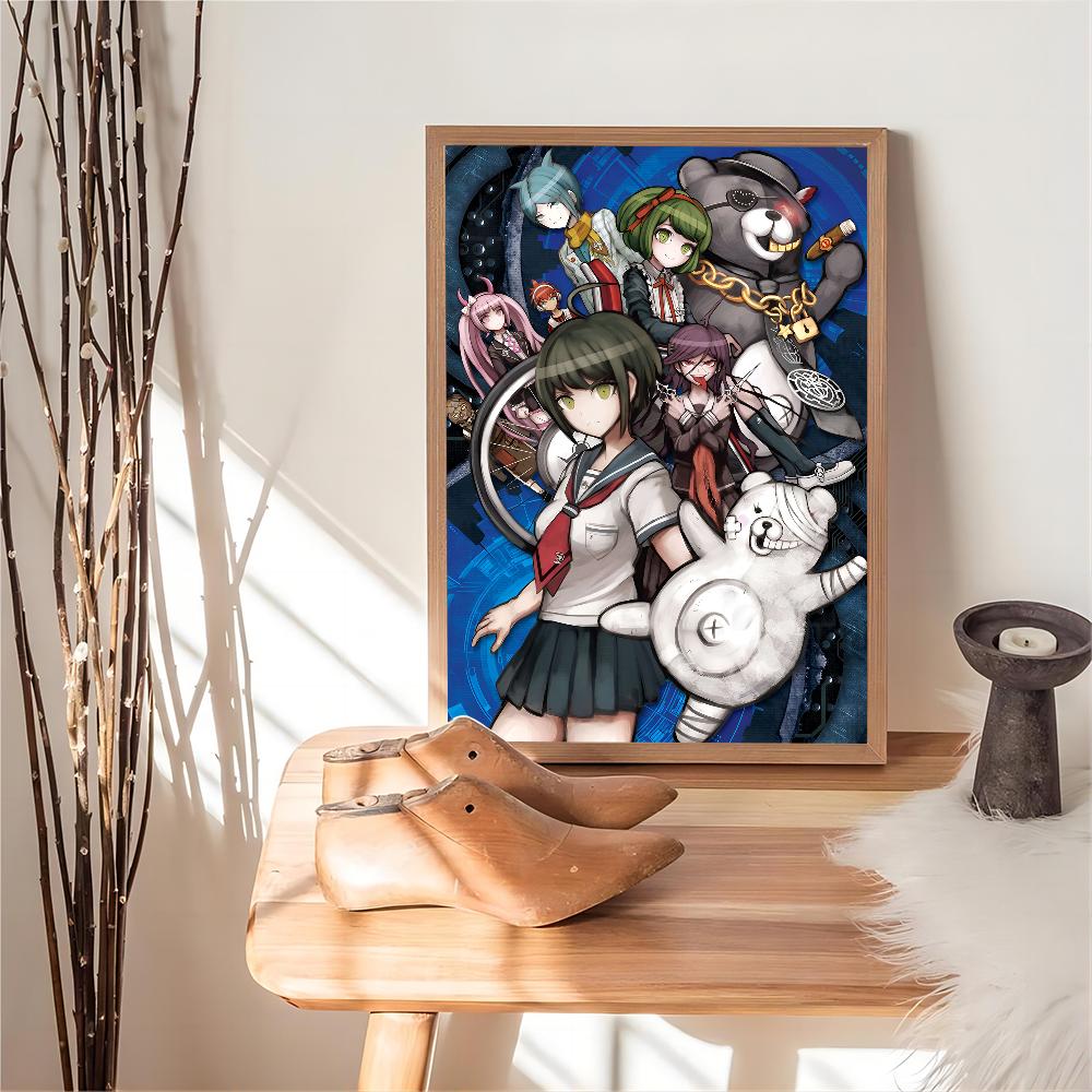 Anime Game Danganronpa Classic Vintage Posters Vintage Room Home Bar Cafe Decor Nordic Home Decor