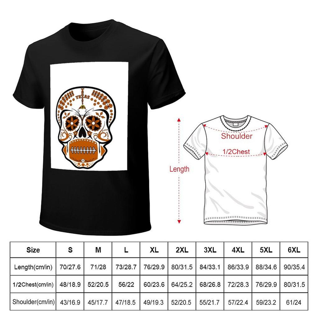 Texas del Muerte TShirt customs customizeds oversized graphic tee men clothings