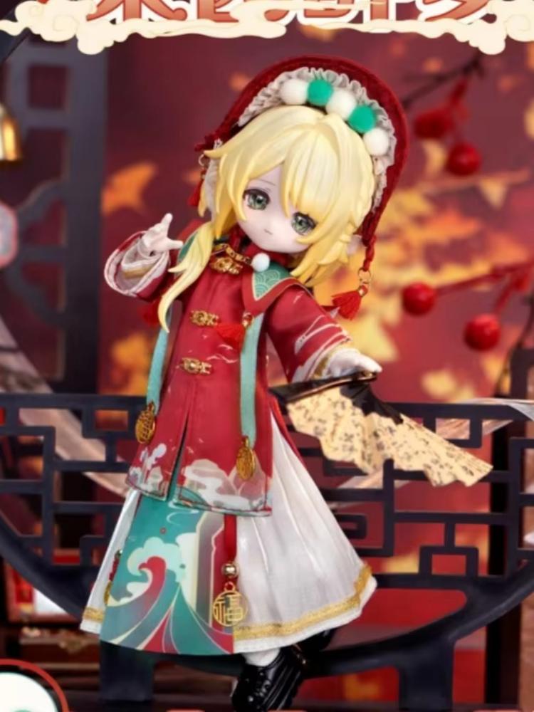 Neu Come4Free 1/12 Ob11 Chinesischer Traditioneller Stil Serie Trendig Li Yuan Shui Meng Shan Shui Yun Minzfarbe Puppe Anime Kostüm Set