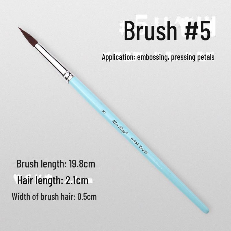 17-Piece Face Painting Brush Set for Various Artistic Techniques Like Line Work, Embossing, Blending, and More.