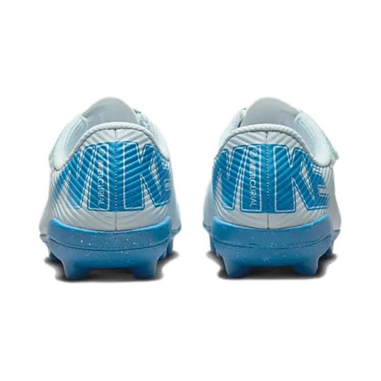 Nike Mercurial Vapor 16 Soft Comfortable Non-Slip Durable Low-Top Soccer Shoes Kids Sneaker Blue FQ8290-400