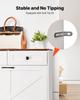 Shoe Cabinet with 2 Flip Drawers, Farmhouse Shoes Storage Cabinet with 2 Drawers and Anti-Tipping Device, Freestanding Shoe Organizer Ideal for
