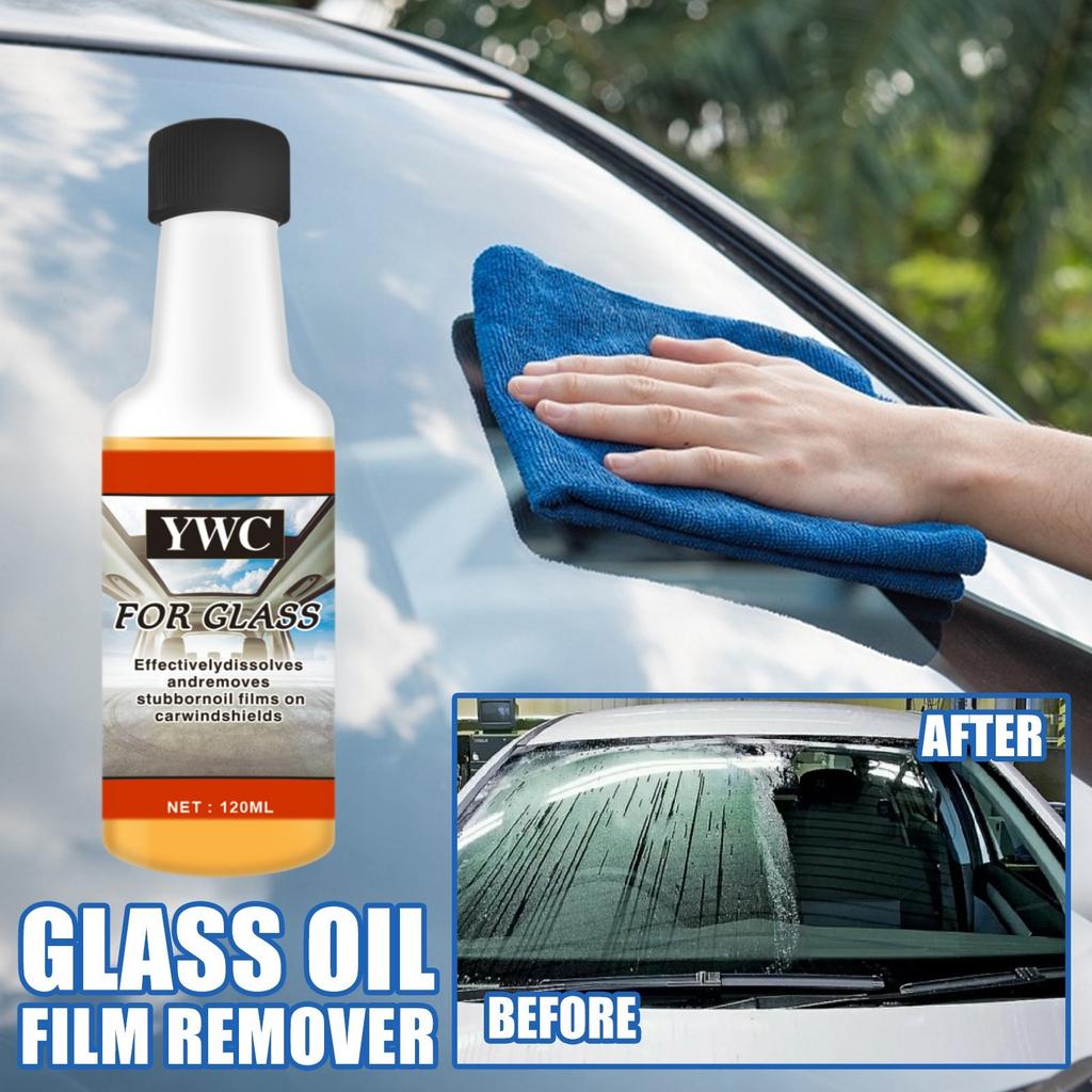 Glass Polishing Compound, Car Windshield Oil Film Remover, Water Stain and Oil Film Remover for Car Windows and Mirrors, 120ml