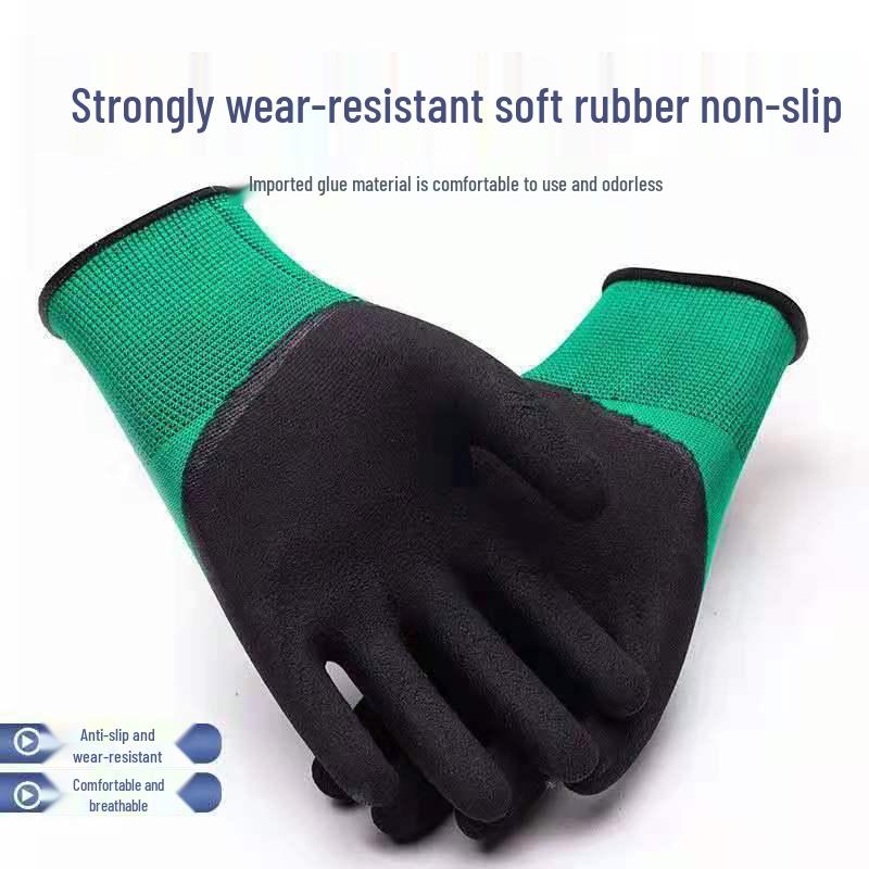 

Thickened Wear-Resistant Foam Gloves: Construction & Agriculture Protection