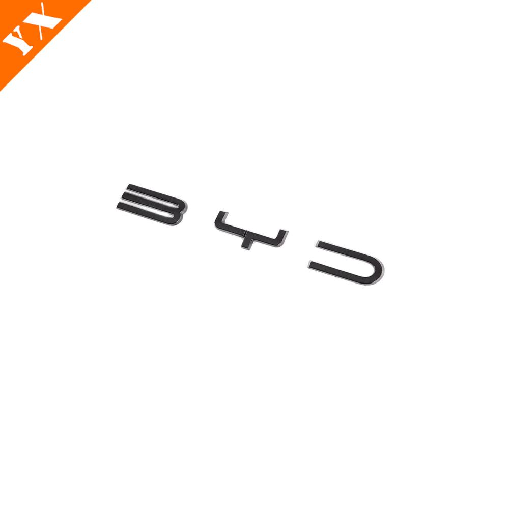 Carbon Sticker Frame For BYD EA1 Atto 3 2 1 Dolphin EV Han EV Accessories Car Front Machine Cover Logo Cover Decor Anti Scratch